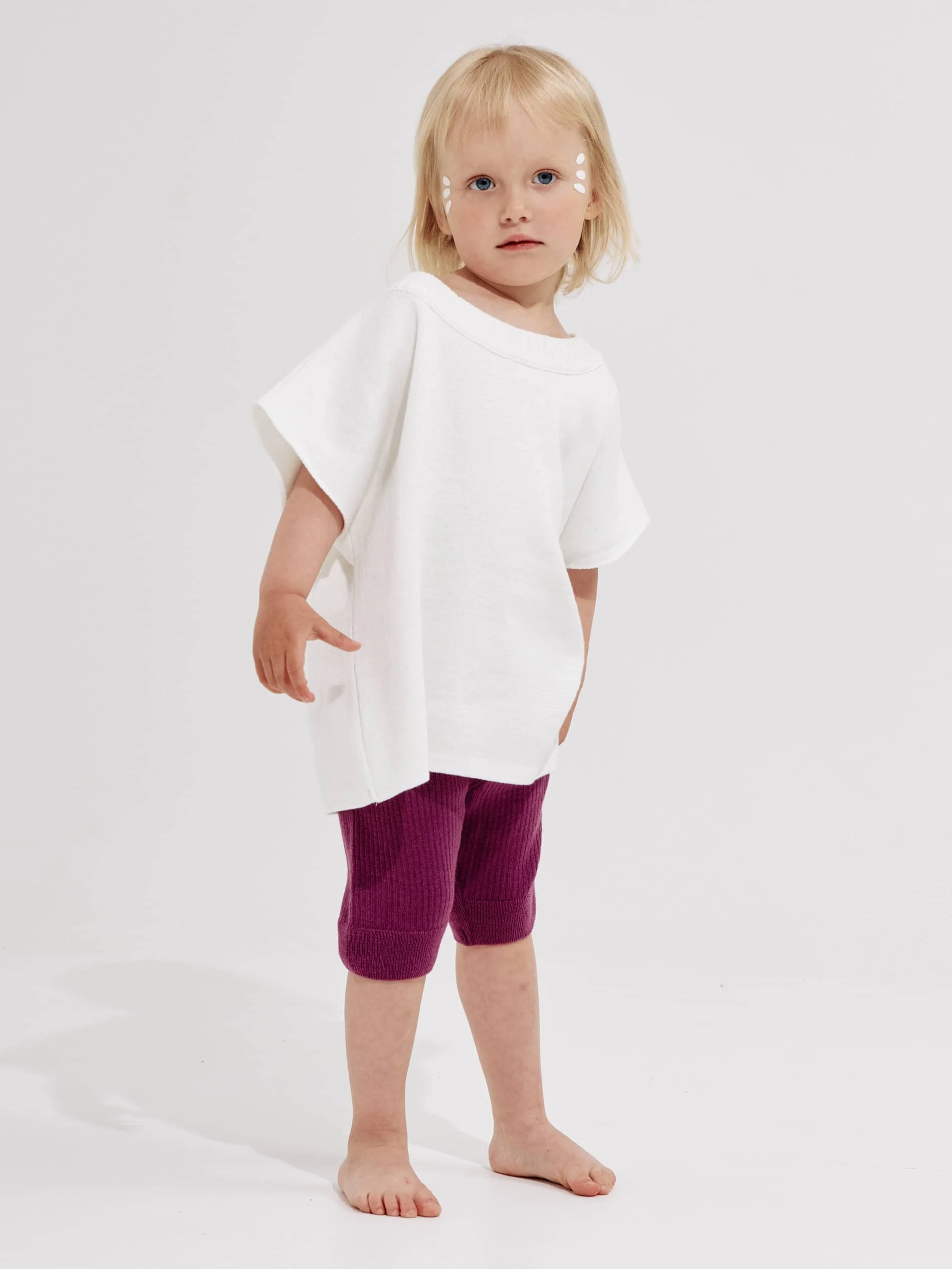 T-shirt oversize - kremowy - Image 4